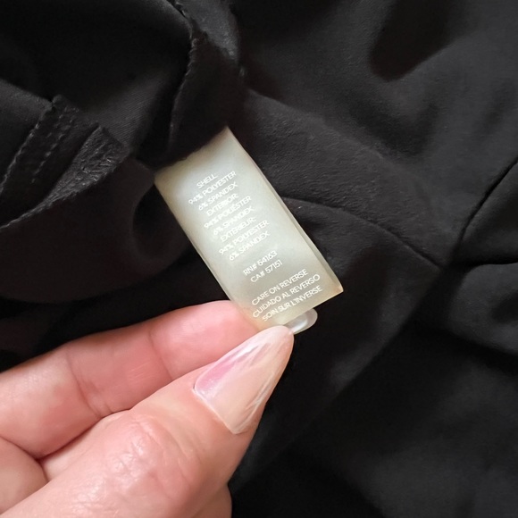 Calvin Klein black cropped jumpsuit - Picture 6 of 8